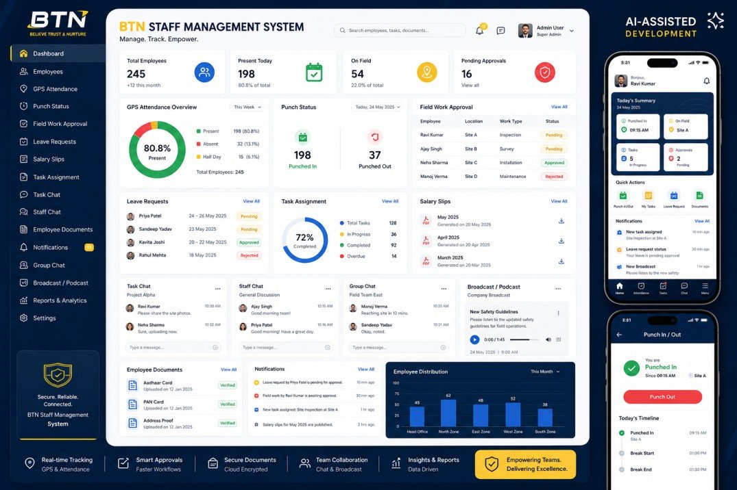 Software project dashboard