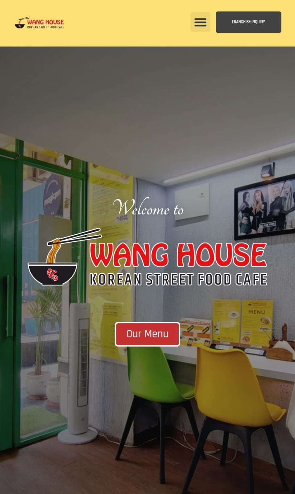Wang House website screenshot