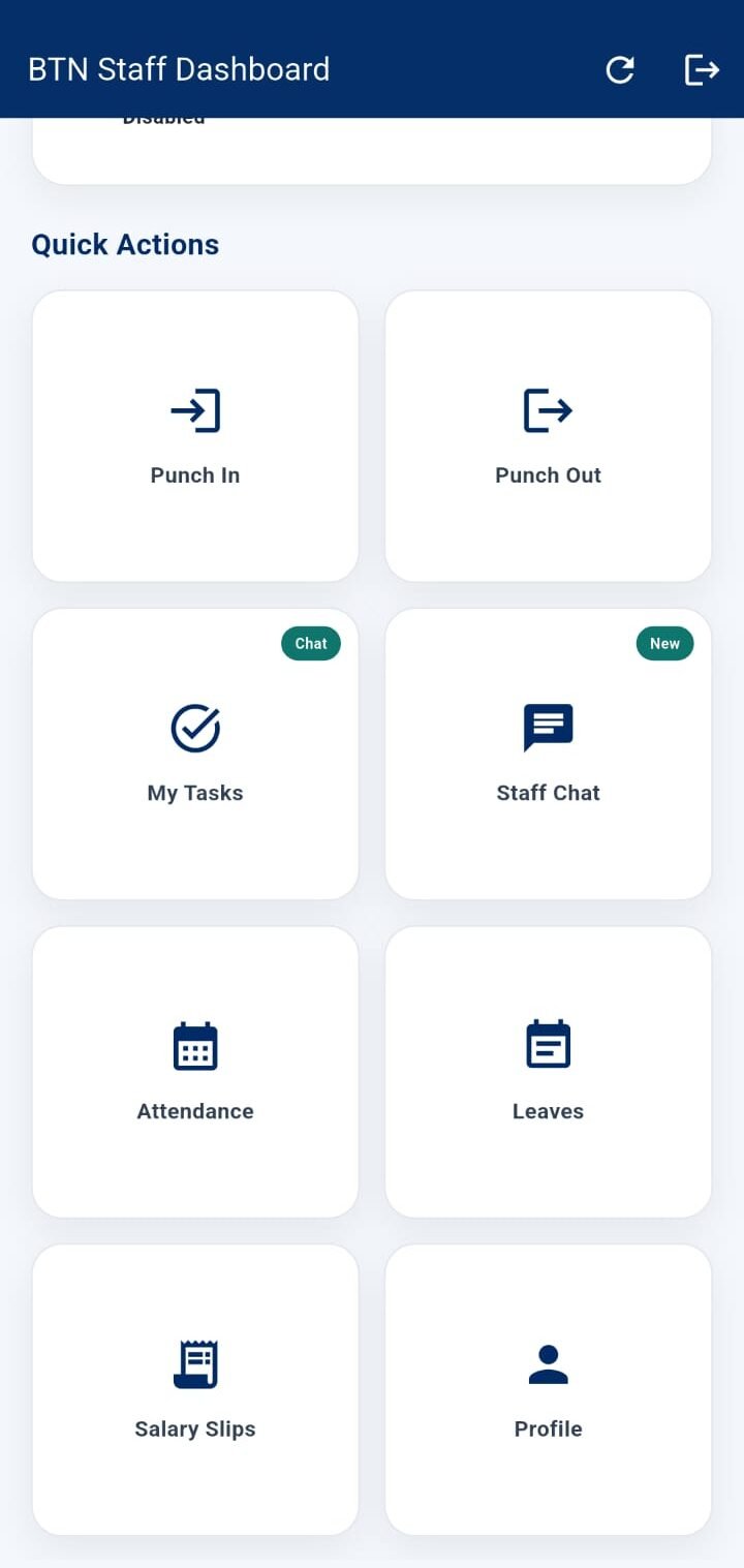 Software administration panel