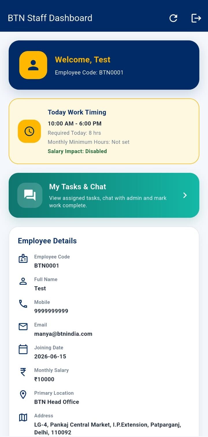 Software mobile application screen 1